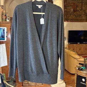 Athletic Grey Rap Style Sweatshirt